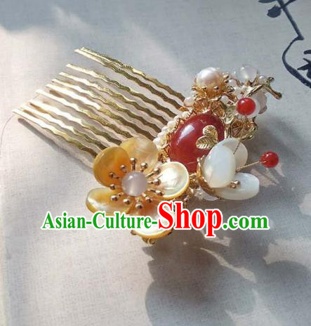 Chinese Handmade Ancient Hair Accessories Hair Comb Classical Hanfu Hairpins for Women