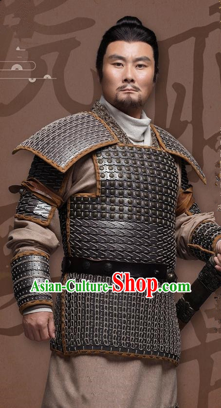Chinese Ancient Three Kingdoms Period General Historical Costume for Men
