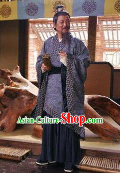 Ancient Chinese Eastern Han Dynasty Medical Scientist Zhang Zhongjing Replica Costume for Men