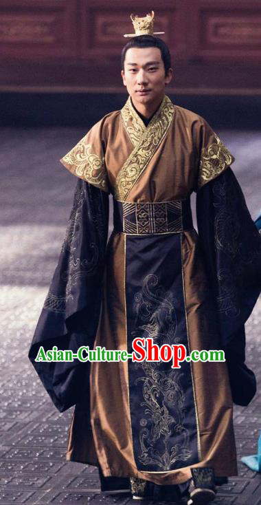 Ancient Chinese Nirvana in Fire Northern and Southern Dynasties Royal Highness Xiao Yuanqi Replica Costume for Men