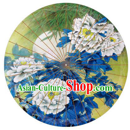 Chinese Traditional Artware Paper Umbrella Classical Dance Yellow Oil-paper Umbrella Handmade Umbrella