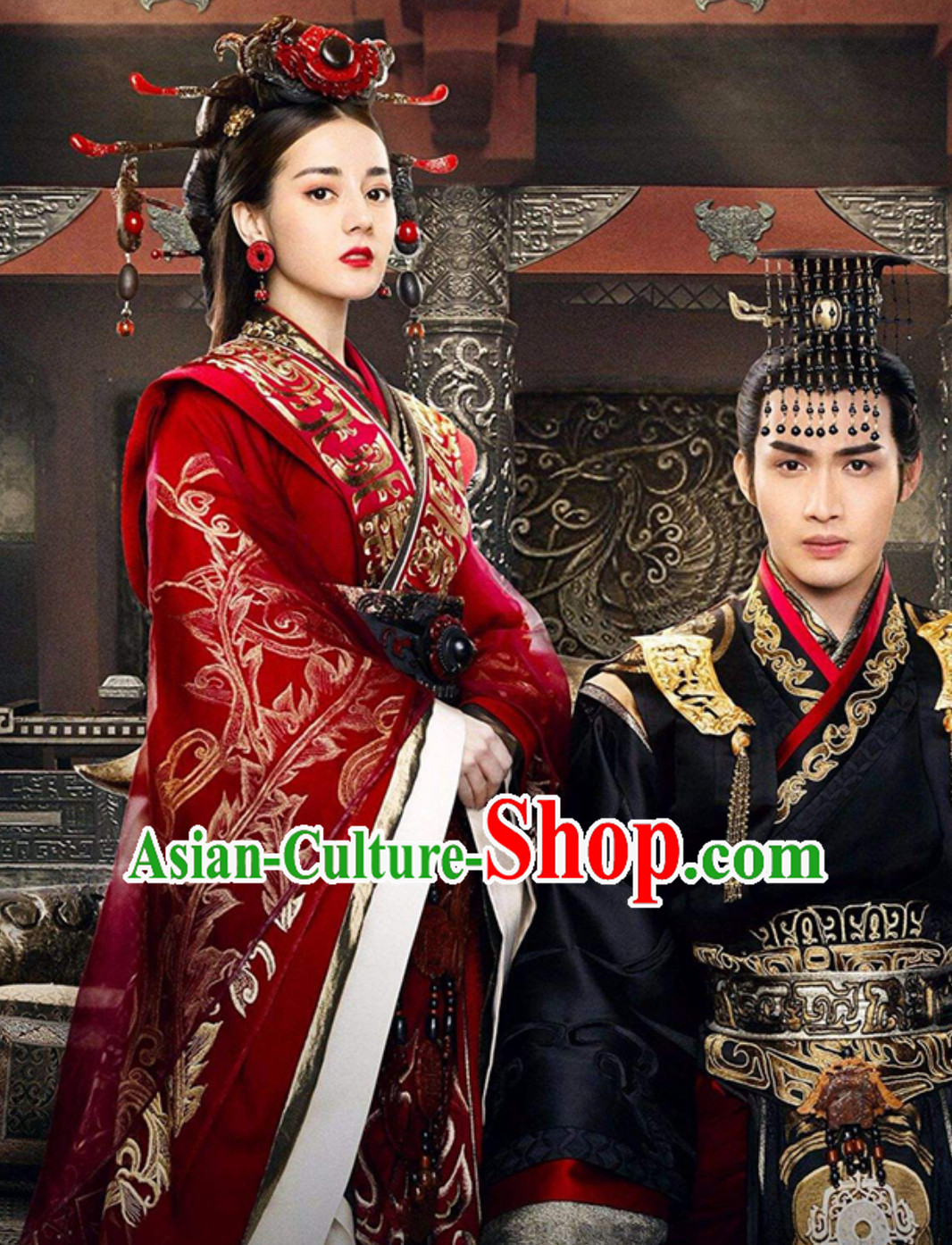 Ancient Chinese Imperial Wedding Clothing Imperial Robes Theater and Reenactment Costumes Hanzhuang Hanfu for Women