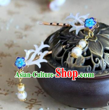 Chinese Handmade Classical Hair Accessories Hairpin Hair Stick Hanfu Shell Hair Claws for Women