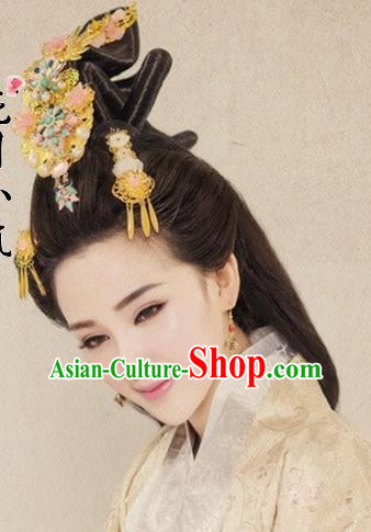 Traditional Chinese Ancient Queen Hair Accessories Hairpins Hair Coronet for Women