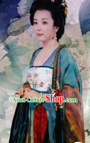 Ancient Chinese Tang Dynasty Princess Guangde Embroidered Replica Costume for Women