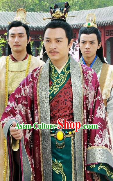 Traditional Chinese Ancient Costume Ancient  Tang Dynasty Hanfu Dress Clothing-