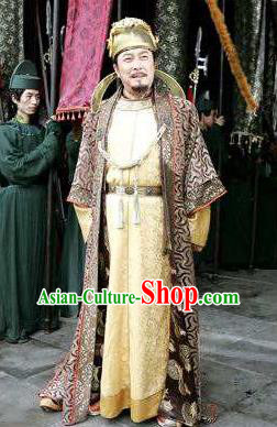 Chinese Ancient Emperor Taizong of Tang Dynasty Li Shimin Replica Costume for Men