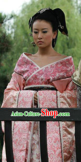 Traditional Chinese Han Dynasty Princess Luyuan Hanfu Dress Ancient Palace Lady Replica Costume for Women