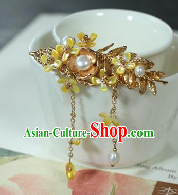 Traditional Chinese Ancient Flowers Hair Claws Classical Hair Accessories Handmade Hairpins for Women