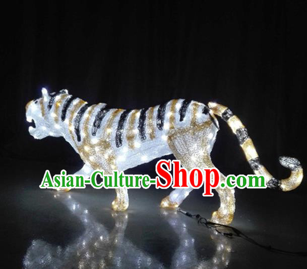 Traditional Handmade Chinese Zodiac Tiger Electric LED Lights Lamps Lamp Decoration