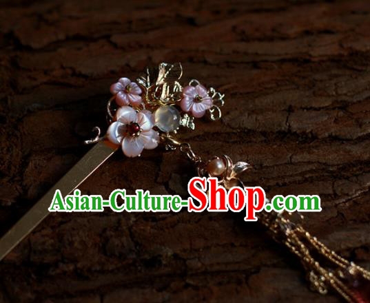 Traditional Chinese Ancient Flowers Hair Clips Hair Accessories Handmade Hanfu Hairpins for Women