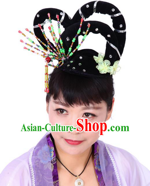 Chinese Traditional Classical Dance Hair Accessories Peking Opera Actress Hairpins Headwear for Women