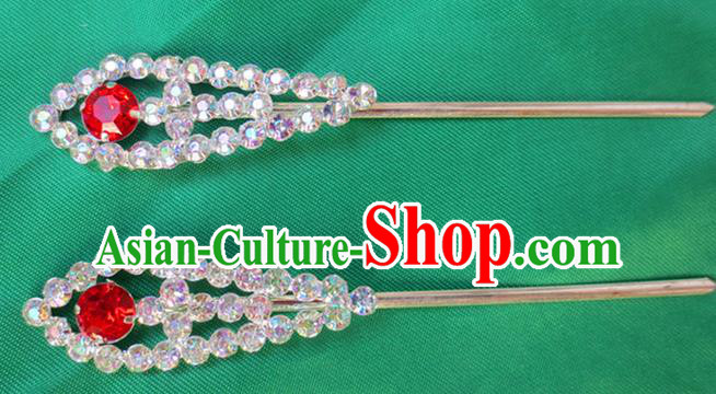 Chinese Traditional Folk Dance Hair Accessories Beijing Opera Hairpins Headwear for Women