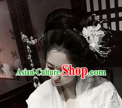 Chinese Traditional Ancient Hair Accessories Classical Equinox Flower Hair Clips Hanfu Hairpins for Women