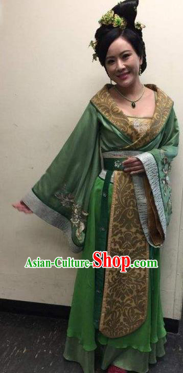 Chinese Tang Dynasty Court Lady Hanfu Dress Ancient Maidservant Embroidered Costumes for Women