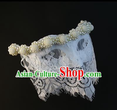 Halloween Exaggerated Pearls Mask Fancy Ball Props Stage Performance Accessories Christmas Mysterious Masks
