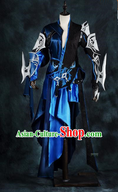 China Ancient Cosplay Female Swordsman Costumes Chinese Traditional Warriors Knight-errant Clothing for Women