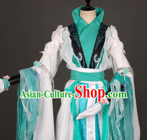 Chinese Ancient Costume Cosplay Swordswoman Hanfu Clothing for Women