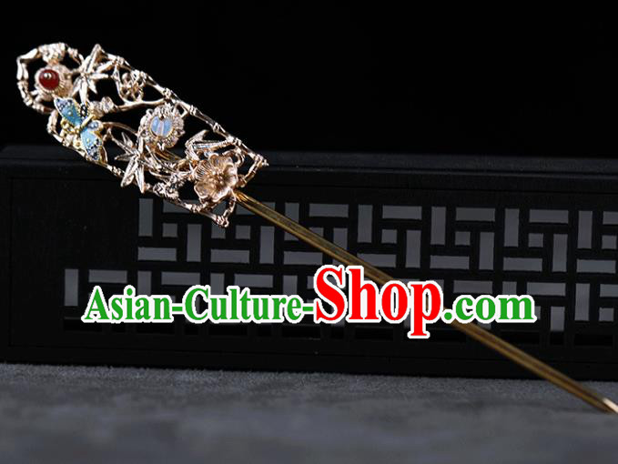 Chinese Traditional Handmade Hair Accessories Ancient Butterfly Hairpins Hanfu Hair Clip for Women
