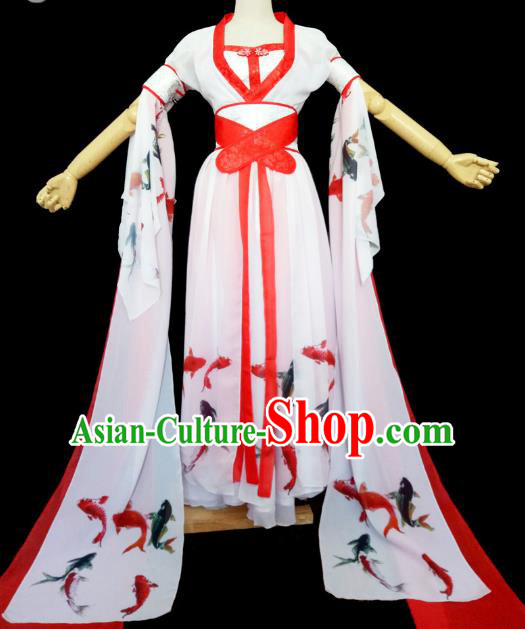Chinese Ancient Cosplay Swordswoman Hanfu Dress Traditional Tang Dynasty Palace Lady Costume for Women