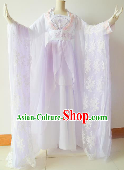 Chinese Traditional Tang Dynasty Princess Hanfu Dress Ancient Palace Lady Embroidered Costume for Women