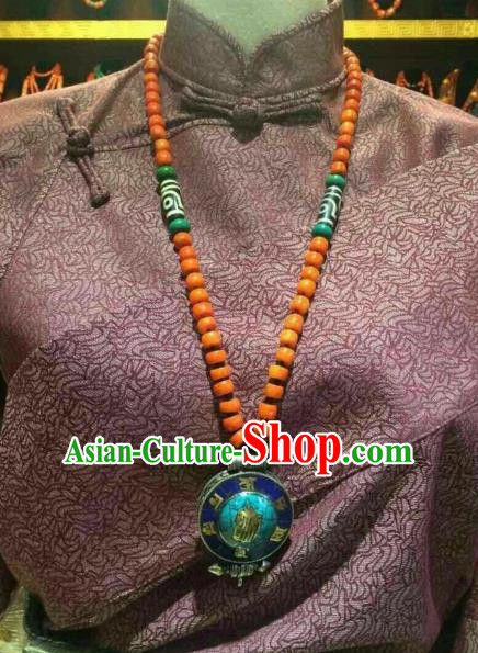 Chinese Zang Nationality Handmade Jewelry Accessories Tibetan Minority Necklace for Women