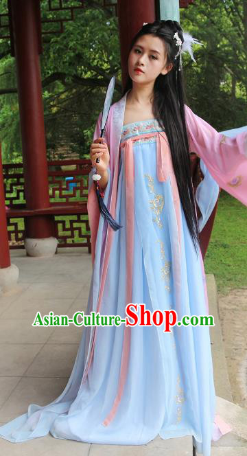Chinese Traditional Tang Dynasty Imperial Concubine Hanfu Dress Ancient Fairy Clothing for Women