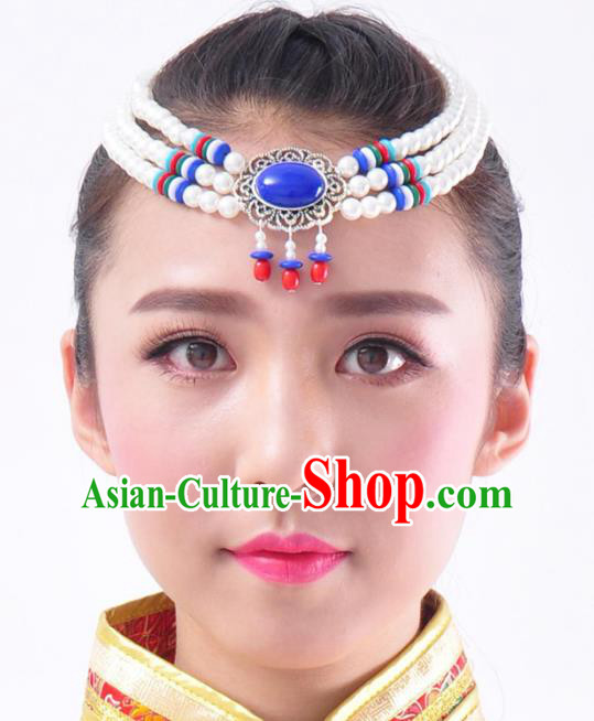 Chinese Handmade Mongol Nationality Hair Accessories Mongolian Minority Hair Clasp for Women