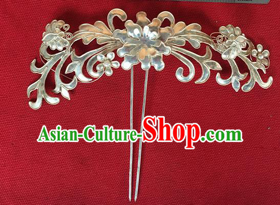 Traditional Chinese Miao Nationality Hanfu Chrysanthemum Hairpins Hair Accessories for Women