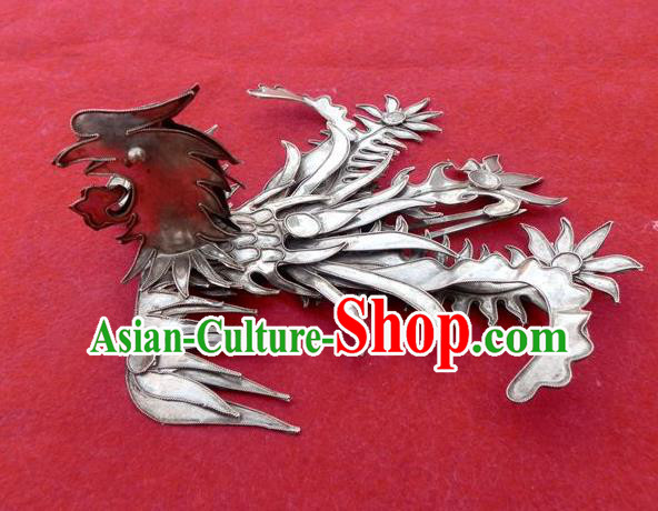 Traditional Chinese Miao Nationality Hair Stick Phoenix Hairpins Hair Accessories for Women