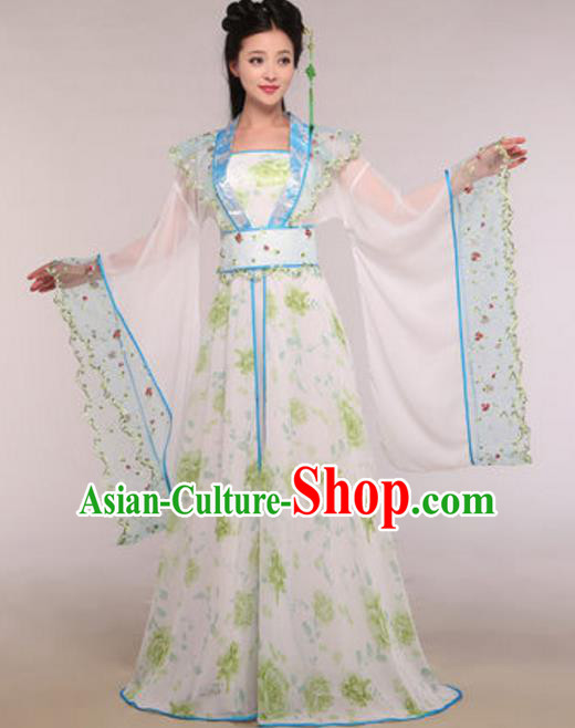 Traditional Chinese Ancient Fairy Dance Costume Tang Dynasty Imperial Concubine Hanfu Dress for Women