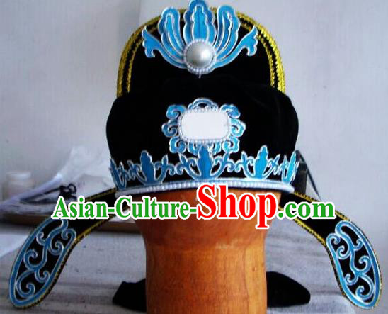 Chinese Traditional Beijing Opera Niche Scholar Hat for Men