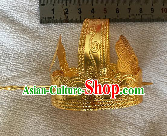 Chinese Traditional Ancient Prince Hairdo Crown Hairpins Hair Accessories for Men
