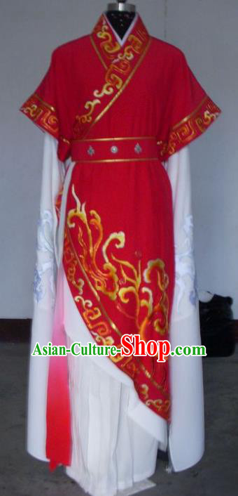 Chinese Traditional Shaoxing Opera Princess Red Robe Peking Opera Niche Costumes for Adults