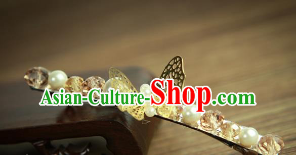 Chinese Traditional Hair Accessories Ancient Hanfu Butterfly Hair Claw Hairpin for Women