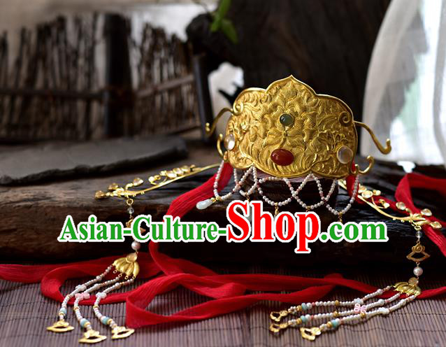 Chinese Traditional Hair Accessories Phoenix Coronet Ancient Empress Hairpins Headwear for Women