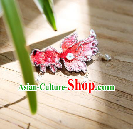 Chinese Traditional Cheongsam Accessories Embroidered Brooch for Women
