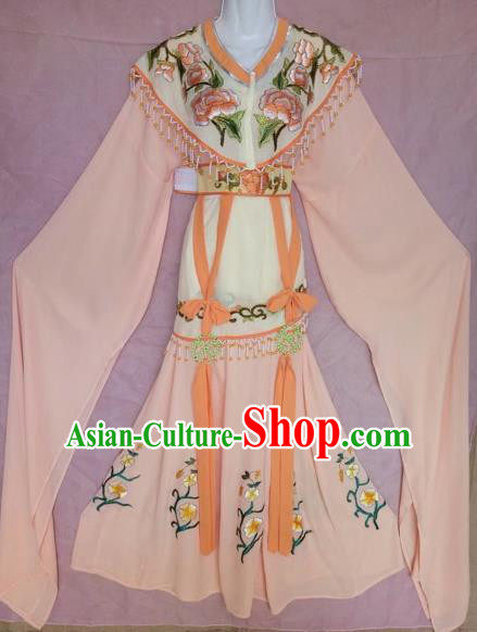 Traditional Chinese Peking Opera Diva Costume Beijing Opera Princess Pink Dress for Adults