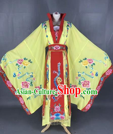 Chinese Traditional Peking Opera Empress Hanfu Dress Ancient Queen Costume for Adults