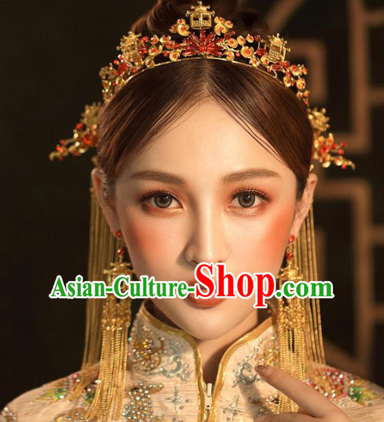 Chinese Ancient Hanfu Hair Clasp Wedding Hair Accessories Traditional Hairpins for Women