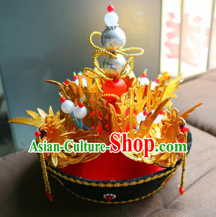 Chinese Ancient Qing Dynasty Queen Hat Phoenix Coronet Traditional Peking Opera Diva Headwear for Adults