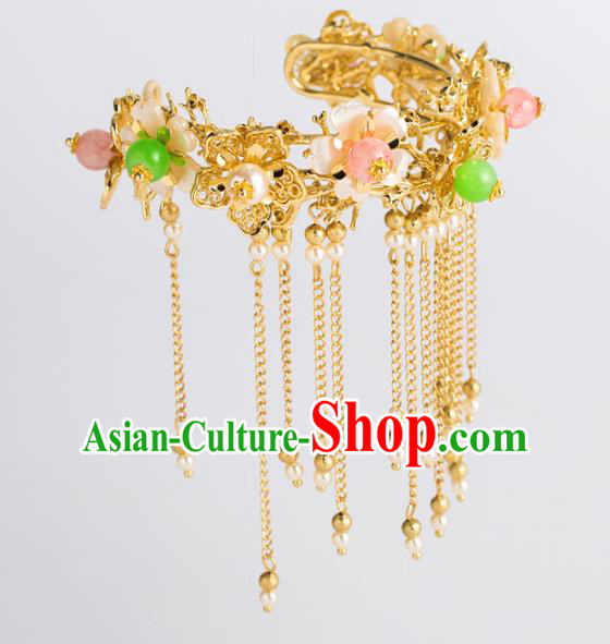 Top Grade Chinese Bride Wedding Accessories Ancient Hanfu Tassel Bracelet for Women