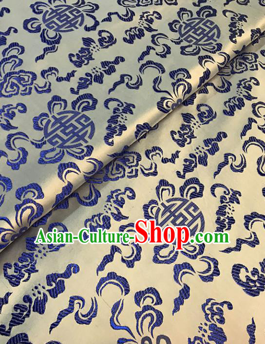 Asian Chinese Traditional Royal Pattern Golden Brocade Fabric Silk Fabric Chinese Fabric Material