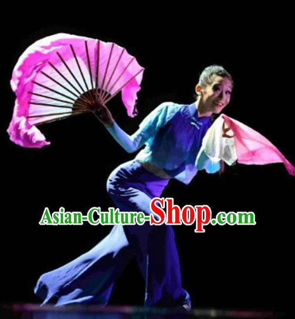 Chinese Traditional Folk Dance Yangko Costume Classical Dance Clothing for Women