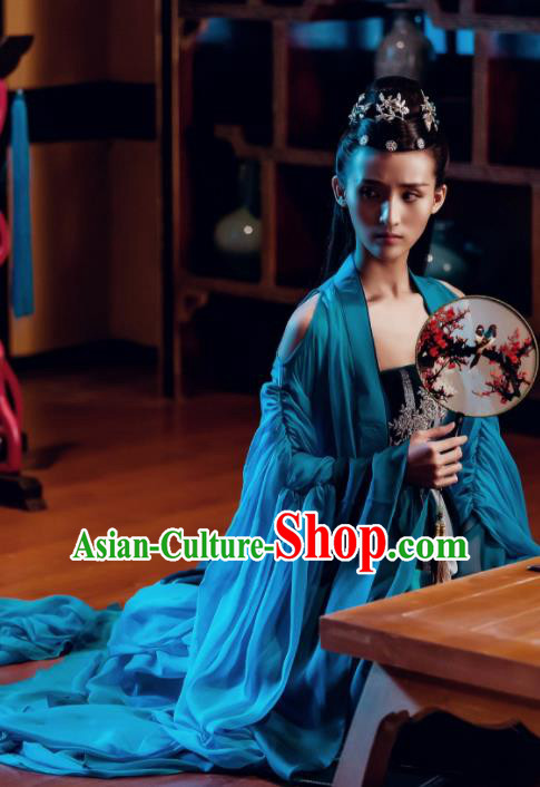 Traditional Chinese Ancient Fairy Hanfu Dress Palace Dancer Costume for Women