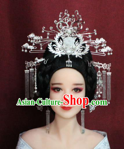 Chinese Ancient Princess Hair Accessories Palace Lady Phoenix Coronet Hairpins for Women