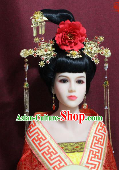 Chinese Handmade Phoenix Hairpins Ancient Imperial Consort Hair Accessories for Women