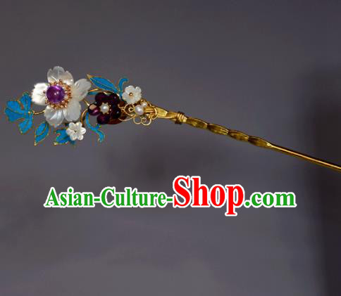Chinese Ancient Qing Dynasty Hair Accessories Handmade Hairpins for Women