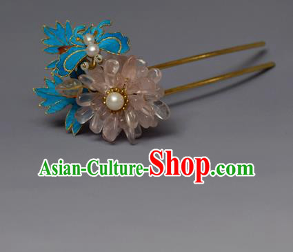 Chinese Ancient Qing Dynasty Hair Clip Hair Accessories Handmade Hairpins for Women