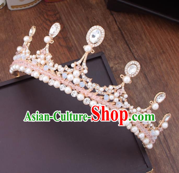 Top Grade Bride Hair Accessories Wedding Crystal Royal Crown for Women